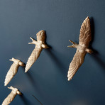 Gilded Swallow X Clock