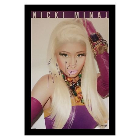 Signed + Framed Poster // Nicki Minaj