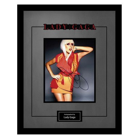 Signed + Framed Artist Series // Lady Gaga