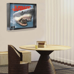 Signed + Framed Collage // Jaws Shark Head