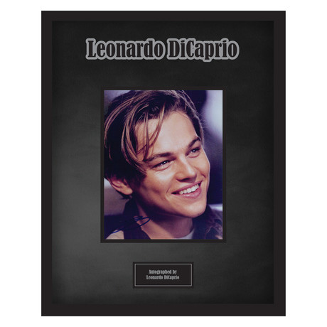 Signed + Framed Artist Series I // Leonardo Dicaprio