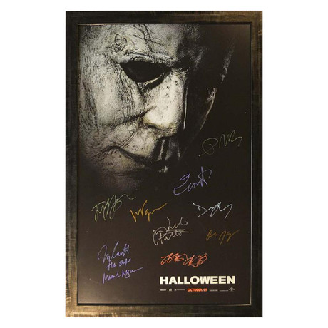 Signed + Framed Poster // Halloween