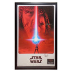 Signed + Framed Poster // Star Wars Episode VIII: The Last Jedi