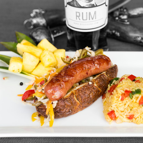 Jolly Rover Rum Bratwurst
