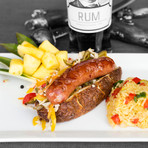 Jolly Rover Rum Bratwurst