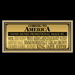 Coming To America // Eddie Murphy + Arsenio Hall + James Earl Jones Hand-Signed // Custom Frame (Signed Photo Only + Custom Frame)