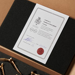 Gilded Swallow X Clock