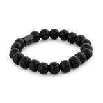 Artem Wood Bracelet // Black + Black (7.08"L)