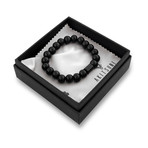 Artem Wood Bracelet // Black + Black (7.08"L)