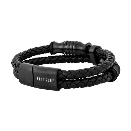 Gracilitas Leather Bracelet (7")