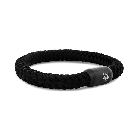 Portus Nautical Rope Bracelet // Black (7")