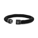 Portus Nautical Rope Bracelet // Black (7")
