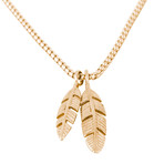 Levitas Pendant + Necklace (Gold)