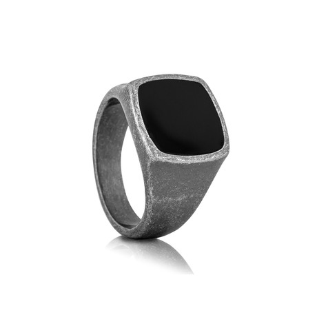 Opus Ring // Antique Silver Finish (Size 6)