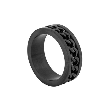 Redemptor Ring // Matte Black (Size 6)