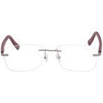 Ermenegildo Zegna // Unisex EZ5003-015 Eyeglasses // Matte Red