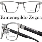 Ermenegildo Zegna // Men's EZ5031-015 Eyeglasses // Matte Light Ruthenium