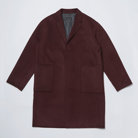 Hand Made Coat // Burgundy (S)