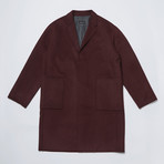 Hand Made Coat // Burgundy (L)