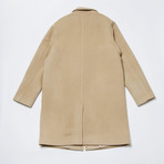 Single Breasted Coat // Camel (M)