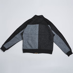 Color Black Bomber Jacket // Multi (XL)