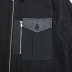 Pocket Detail Jacket // Black (L)