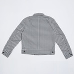 Pocket Detail Check Jacket // Checkered Black (S)