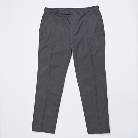 Cotton Basic Slim Trouser // Grey (S)