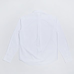 Simple Embroidery Shirt // White (M)