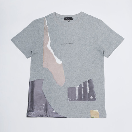 Logo Graphic Print T-Shirt // Grey (S)