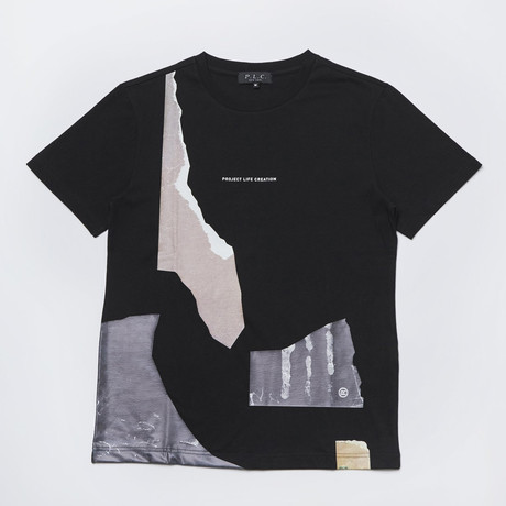 Logo Graphic Print T-Shirt // Black (S)
