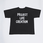 Hand Printed Sweatshirt // Black (M)