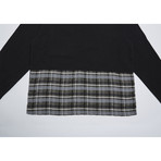 Wool Pocket Long Sleeve T-Shirt // Black (XL)