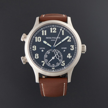 Patek Philippe Grand Complications Calatrava Pilot Travel Time Automatic // 5524G-001 // Pre-Owned