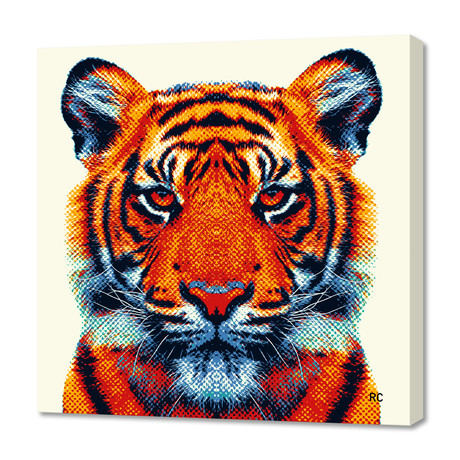 Tiger // Canvas (16"W x 16"H x 1.5"D)