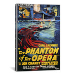 The Phantom of The Opera Advertising Vintage Poster // Unknown Artist (18"W x 26"H x 0.75"D)