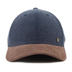 Wade Flexfit // Navy + Brown (S/M // 21.25-22.75 inches)