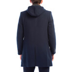 PLT8351 Overcoat // Dark Blue (XL)
