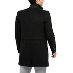 Madrid Overcoat // Black (Large)
