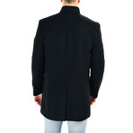 Lisbon Overcoat // Black (Small)