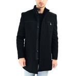 Lisbon Overcoat // Black (2X-Large)