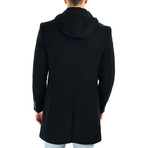 Copenhagen Overcoat // Black (Small)