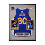 Signed + Framed Jersey // Stephen Curry