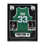 Signed + Framed Jersey // Larry Bird