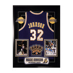 Signed + Framed Jersey // LA Lakers // Magic Johnson