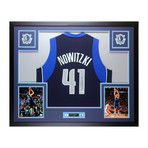 Signed + Framed Jersey // Dirk Nowitzki