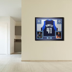 Signed + Framed Jersey // Dirk Nowitzki