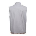 Balin Reversible Leather Vest // Gray (XS)
