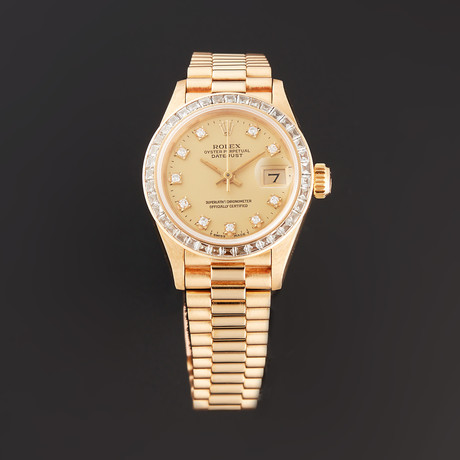 Rolex Lady Datejust Automatic // 69128 // 9 Million Serial // Pre-Owned