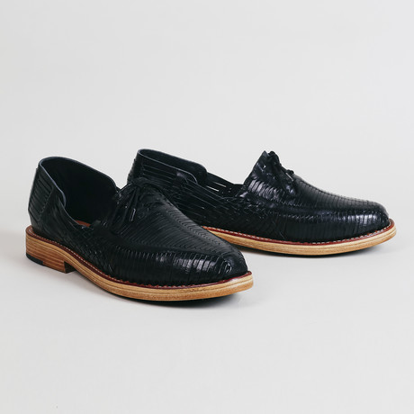 Benito Leather Shoe // Black (US: 7.5)